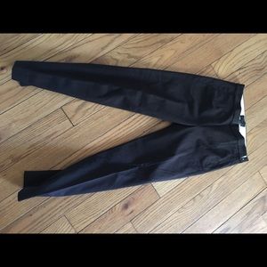 J. Crew black slacks side zip size 00